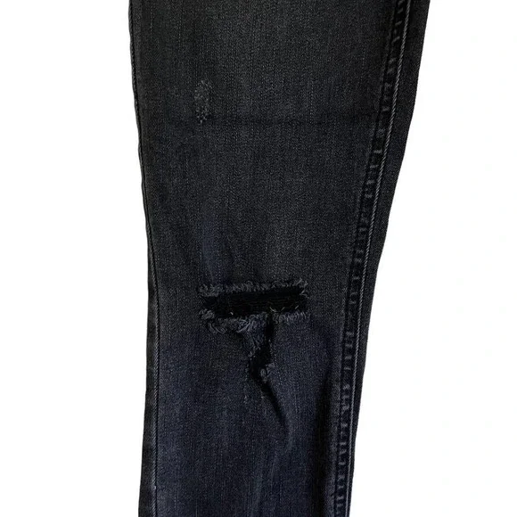 Free People High Rise Distressed Skinny Jeans Size 25 - Picture 13 of 16